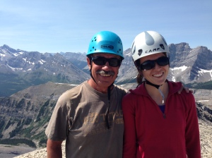 [Rick Arthur, Vladka Lackova-Gat] The Rocky Mountains are notoriously “easy crumbling”. We will likely be yelling “rock” lot this summer, when throwing loose pieces over the ridge. 